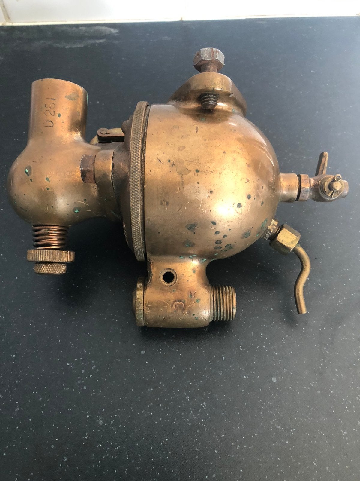 Antieke carburateur Indianapolis IND D261., Watersport en Boten, Ophalen of Verzenden, Gebruikt, Motor en Techniek, Zeilboot of Motorboot