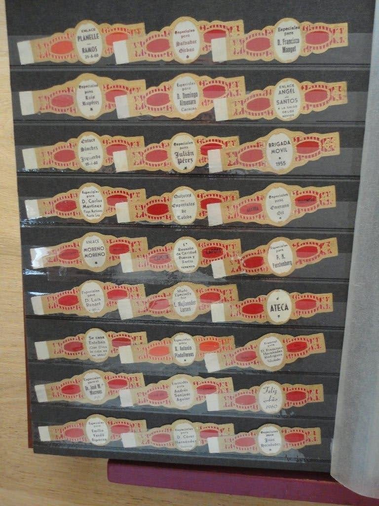sigarenbandjes 50= 27st reclame, Ophalen of Verzenden, Gebruikt, Sigarenbandjes
