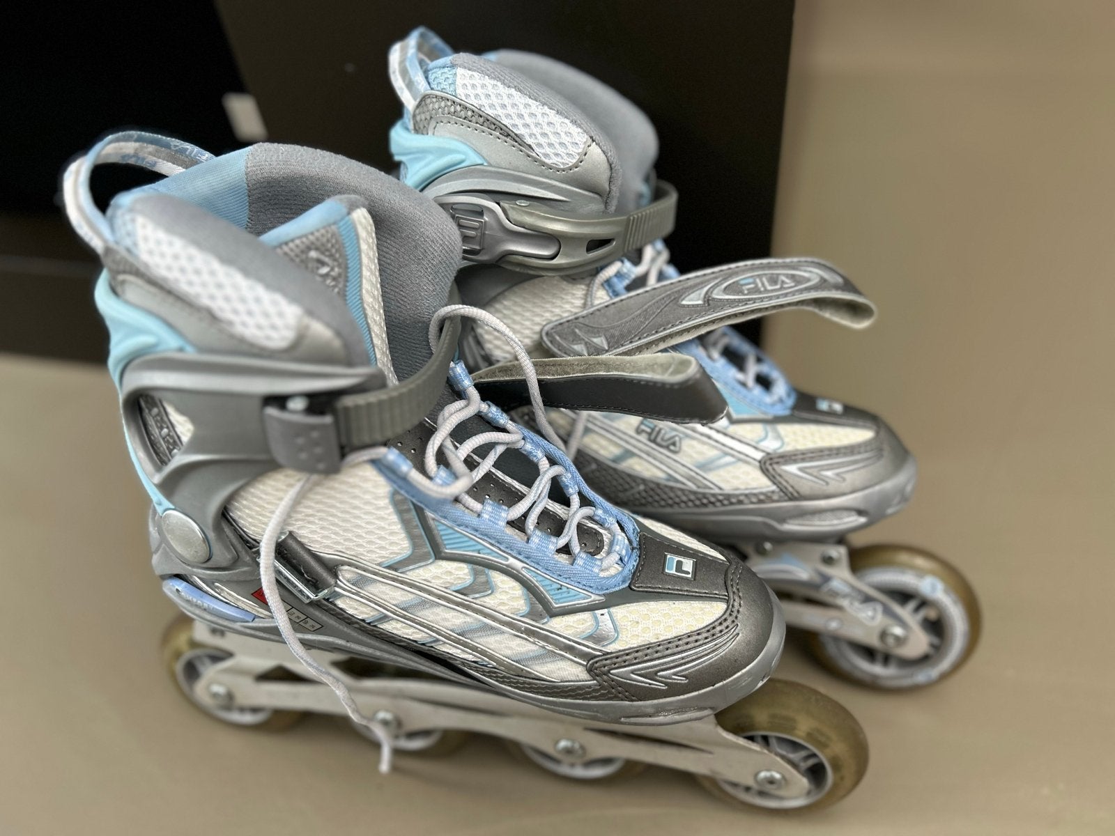 Fila Master XT Lady Inline Skates Maat 38 met bescherming, Ophalen of Verzenden, Gebruikt, Dames, Inline skates 4 wielen
