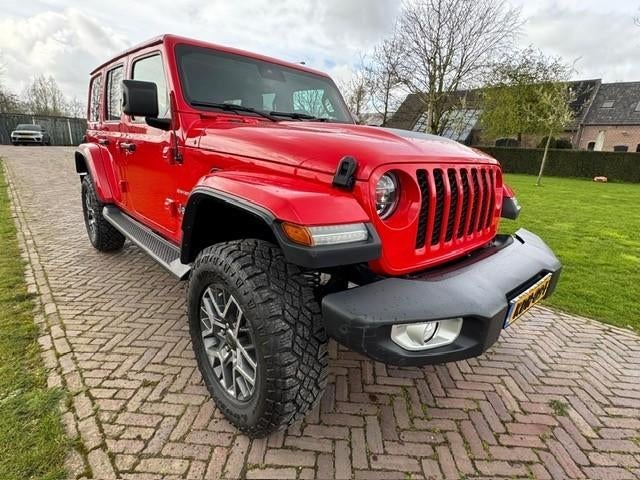 Wrangler 4x4 Sahara Automaat, Auto's, Jeep, Stof, Bedrijf, Grijs, Hybride Elektrisch/Benzine