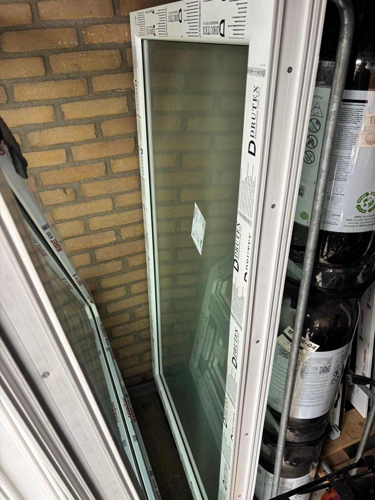 Nieuw DRUTEX IGLO 5 Classic kozijn met dubbelglas, Ophalen, Gevelraam of Ruit, 80 tot 120 cm, 120 tot 160 cm
