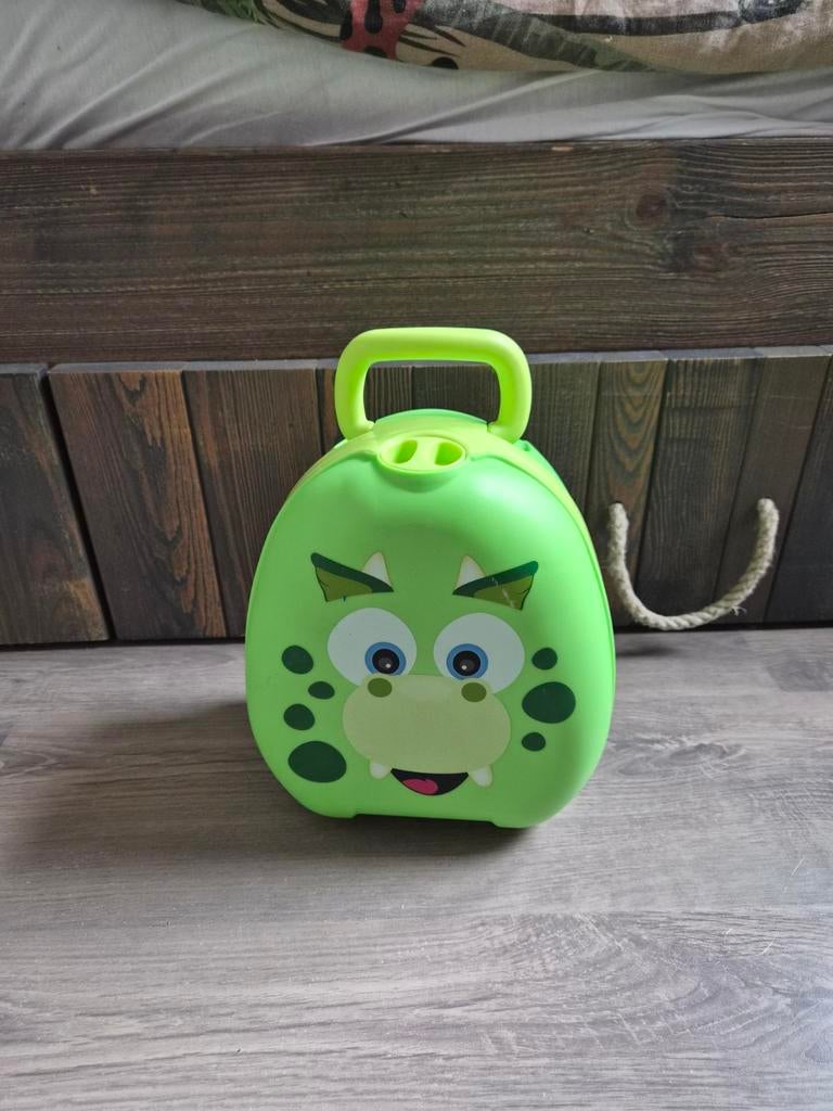 Draagbaar Potje Dino Design - Ideaal voor Onderweg, Ophalen, Nieuw