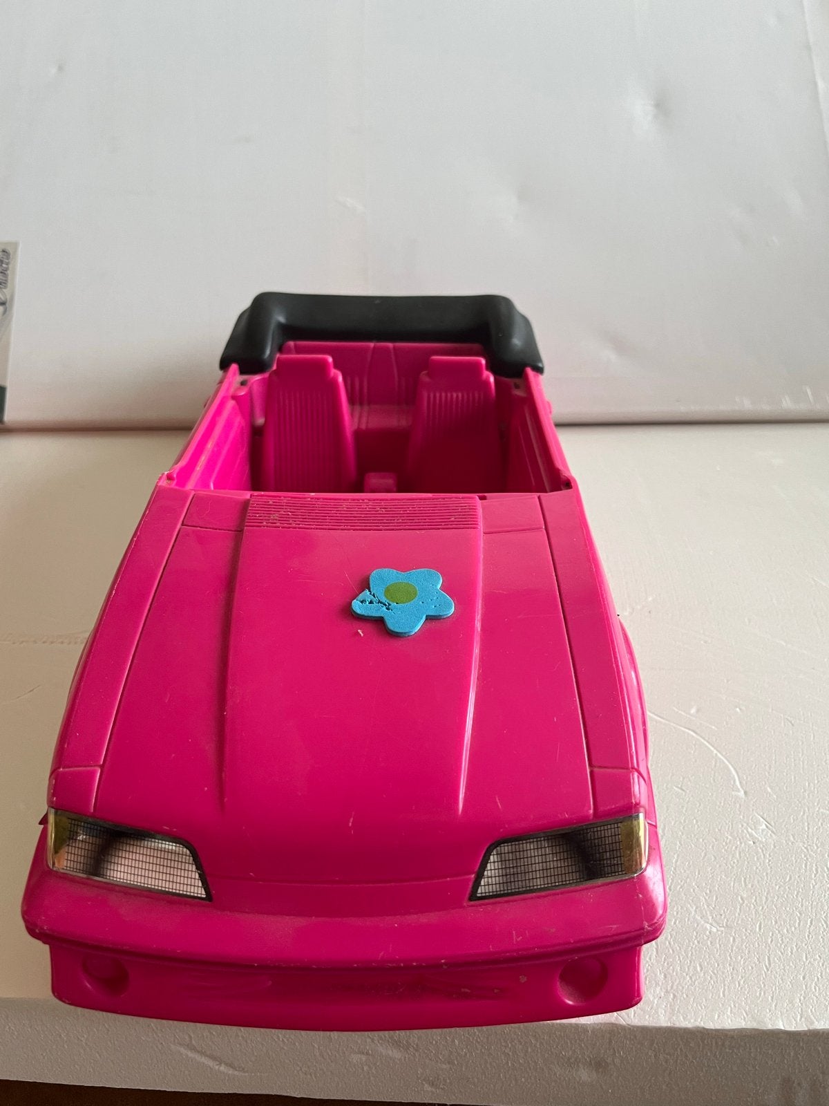 Vintage Barbie Roze Cabriolet Speelgoedauto (1993), Ophalen of Verzenden, Gebruikt