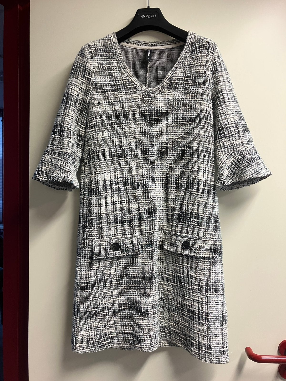 Zgan vintage jurk . Maat m, Kleding | Dames, Ophalen, Zo goed als nieuw, Maat 38/40 (M), Onder de knie