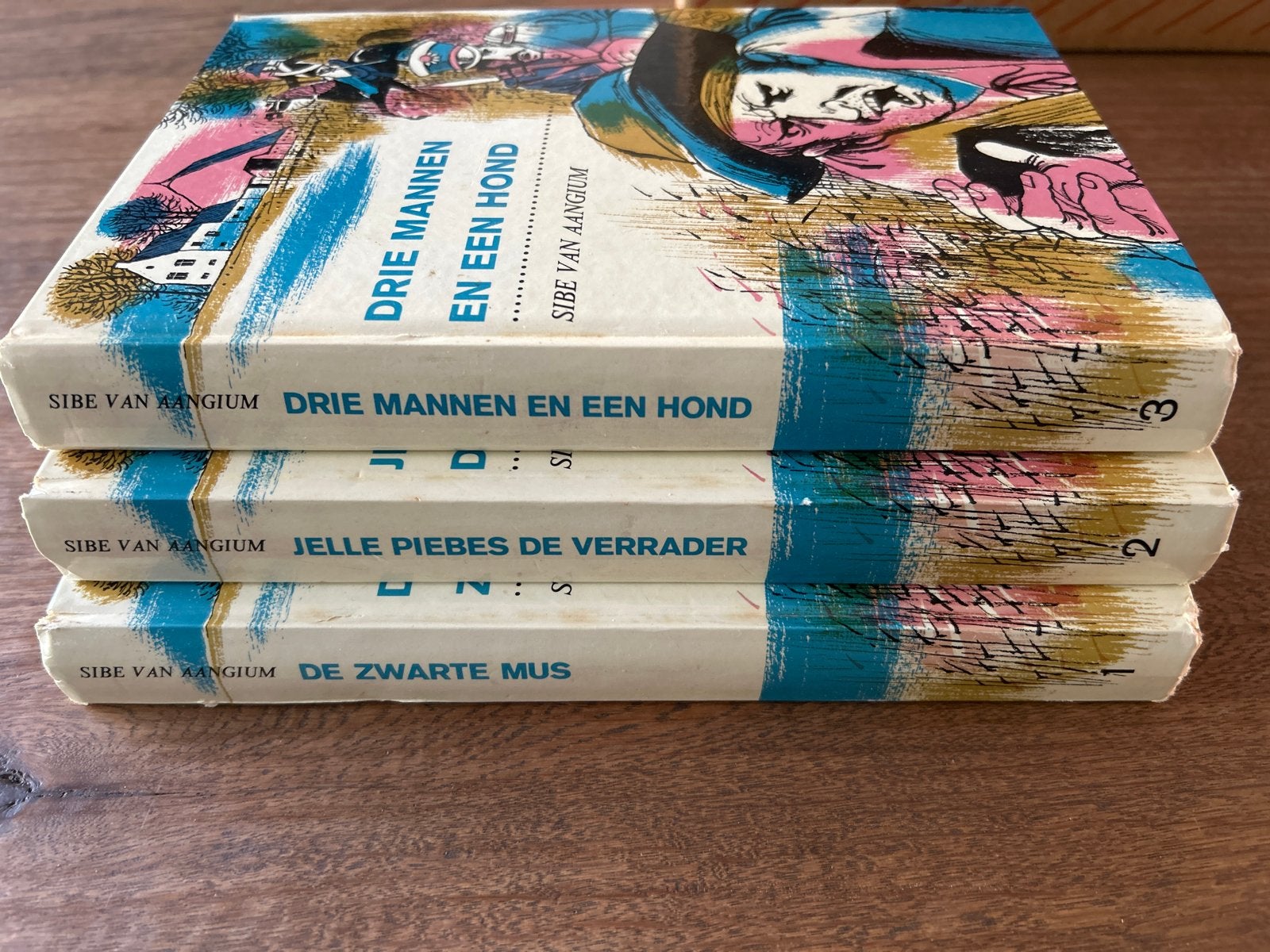Sibe van Aangium - De Zwarte Mus, Jelle Piebes, Drie Mannen, Boeken, Ophalen of Verzenden, Gelezen, Fictie algemeen