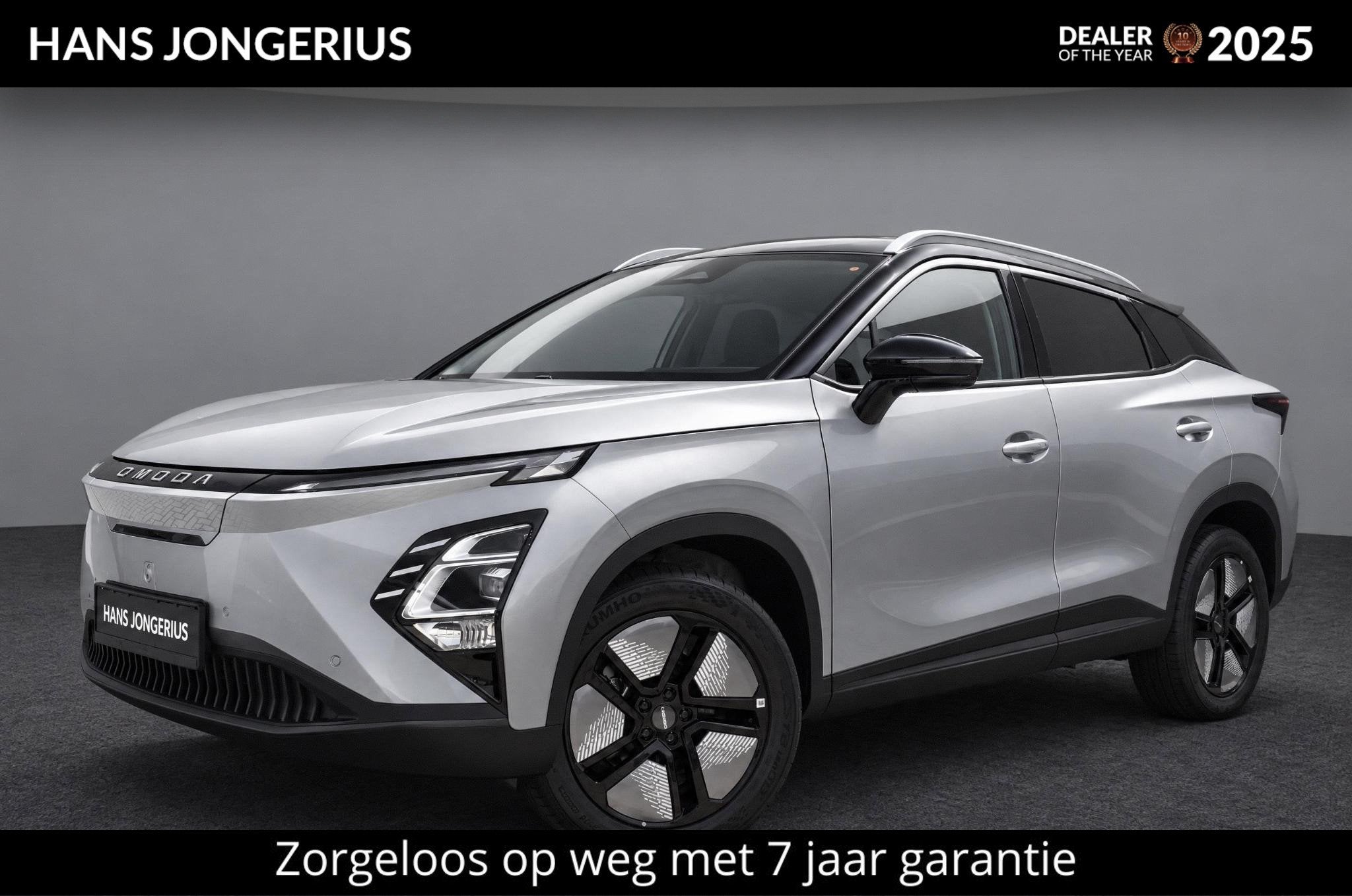 Omoda 5 EV Premium 61 kWh | INCLUSIEF INRUILPREMIE | BIJTELL, Auto's, 430 km, 211 pk, SUV of Terreinwagen, Zilver of Grijs
