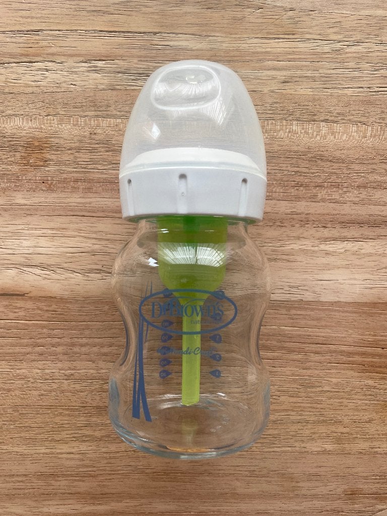 Dr. Brown fles glas 150ml, Ophalen, Zo goed als nieuw, Wasbare/afneembare hoes, Overige typen