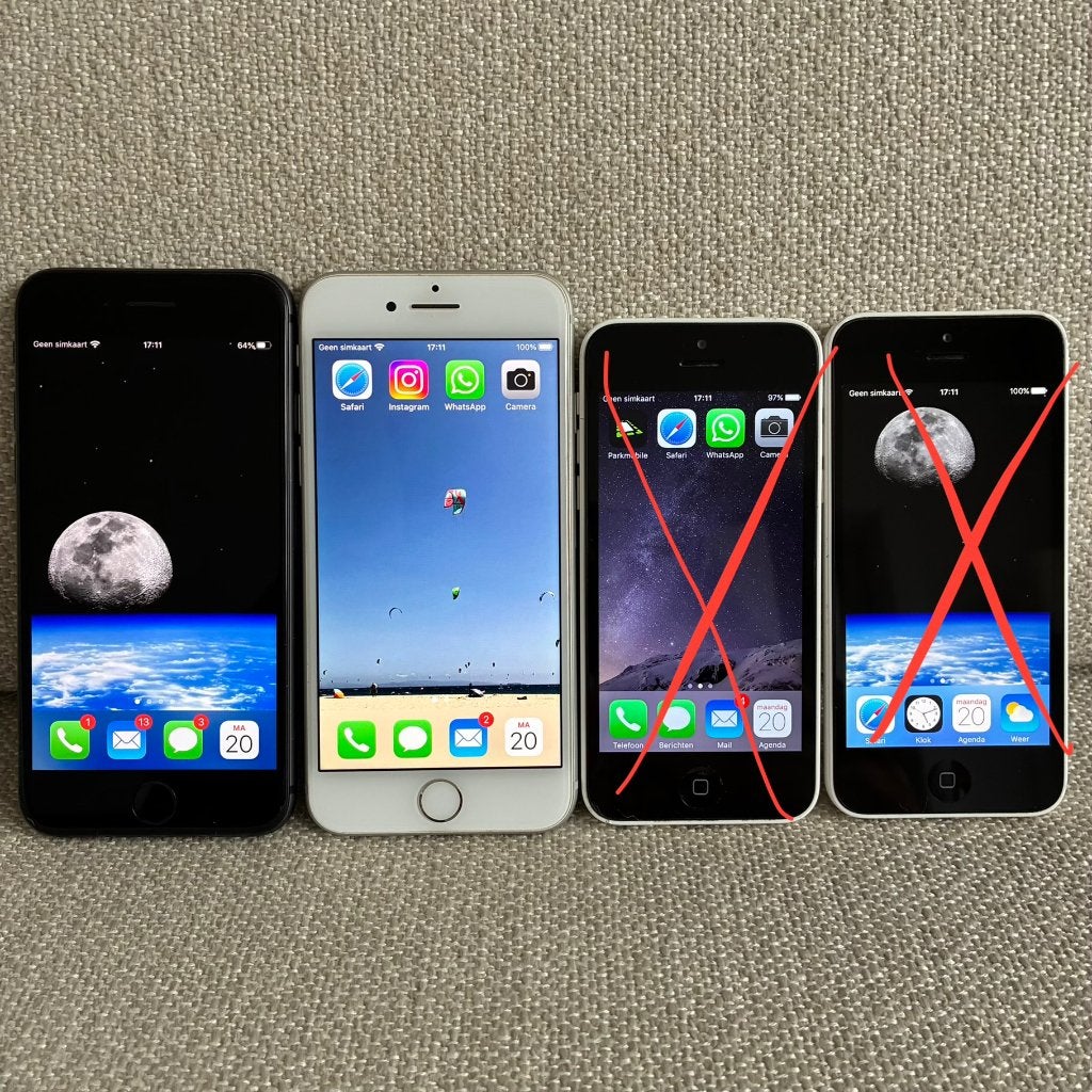Volledig werkende iPhones 8, Gebruikt, Overige modellen, Wit, Ophalen of Verzenden