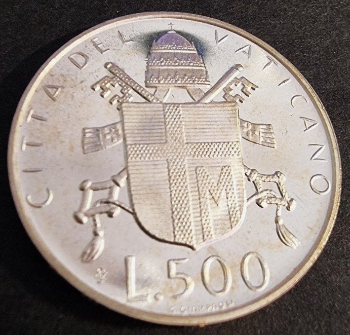 Vaticaanstad, muntset 1979: Unc. 500 lire proof, Verzenden, Italië, Setje, Zilver