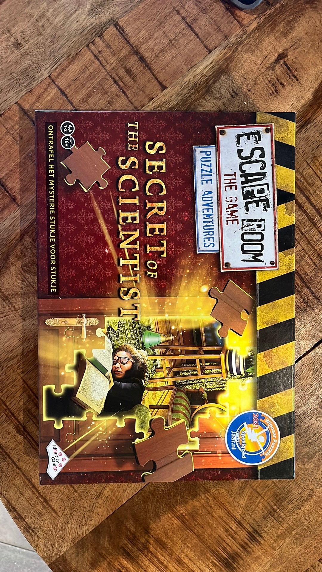 Escaperoom puzzel, Hobby en Vrije tijd, Ophalen of Verzenden, Zo goed als nieuw