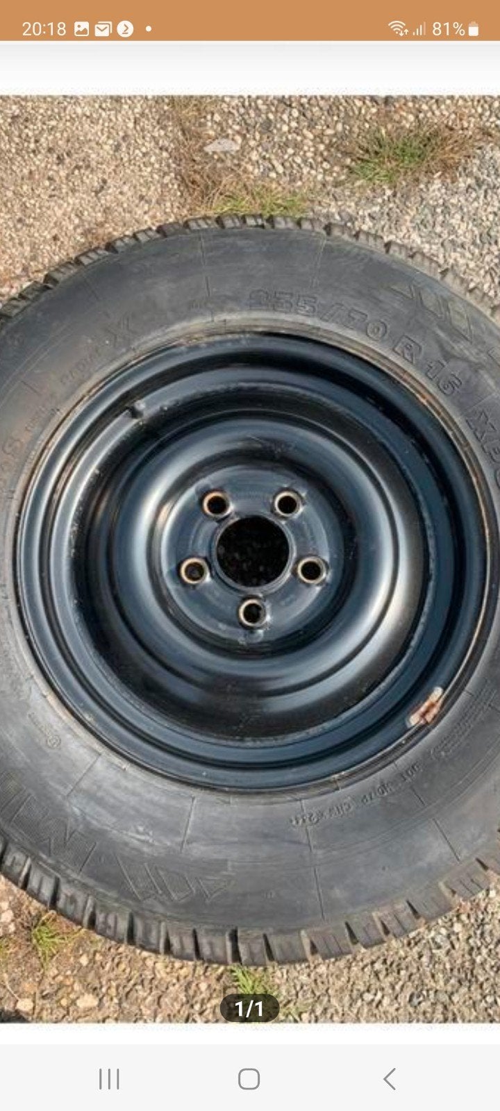 reservewiel range rover p38, Ophalen of Verzenden