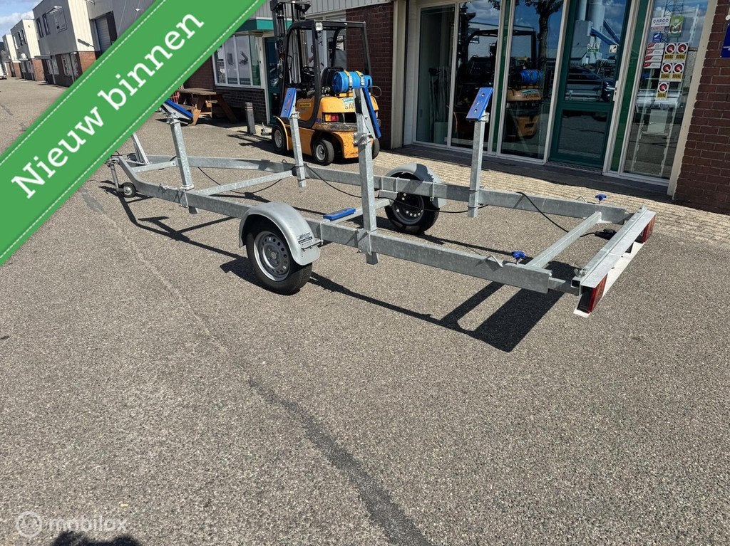 Kalf Zeilboottrailer ongeremd 6m, Gebruikt, Overige typen, Dubbelassig (tandemas)