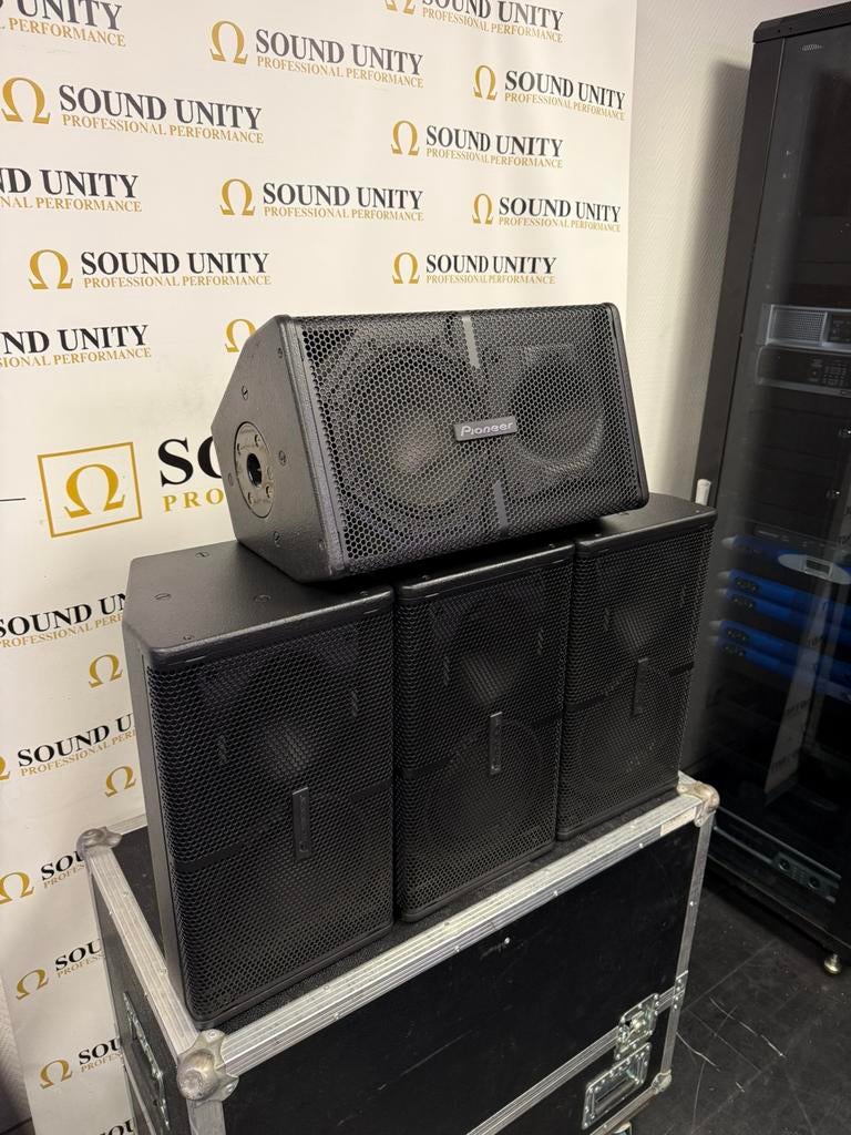 8x Pioneer Audio XY81 - Professional XY-SERIES, Zo goed als nieuw, 120 watt of meer, Front, Rear of Stereo speakers, Ophalen