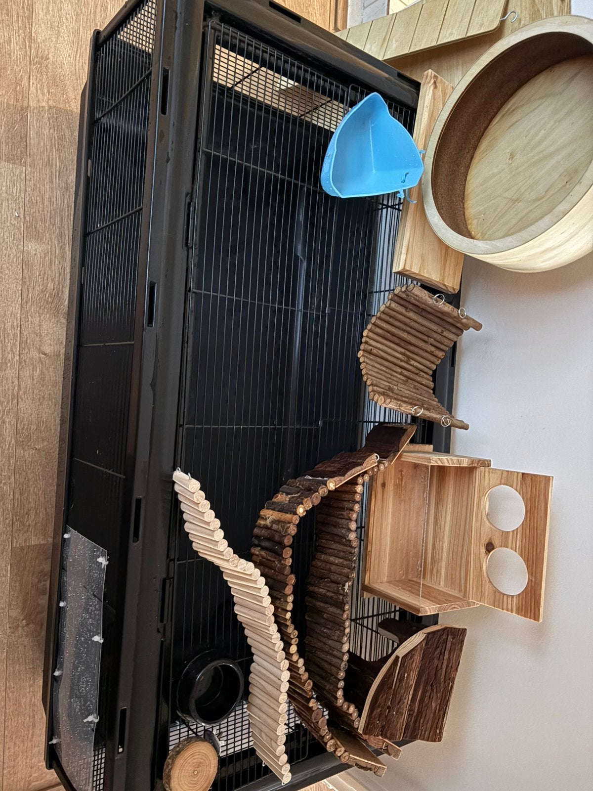 Groot hamsterkooi, Dieren en Toebehoren, Knaagdieren en Konijnen | Hokken en Kooien, Ophalen, Zo goed als nieuw, Kooi, Minder dan 60 cm