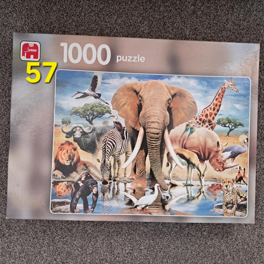 Legpuzzel 1000 stukjes nieuw jumbo dieren, Ophalen of Verzenden, 500 t/m 1500 stukjes, Nieuw