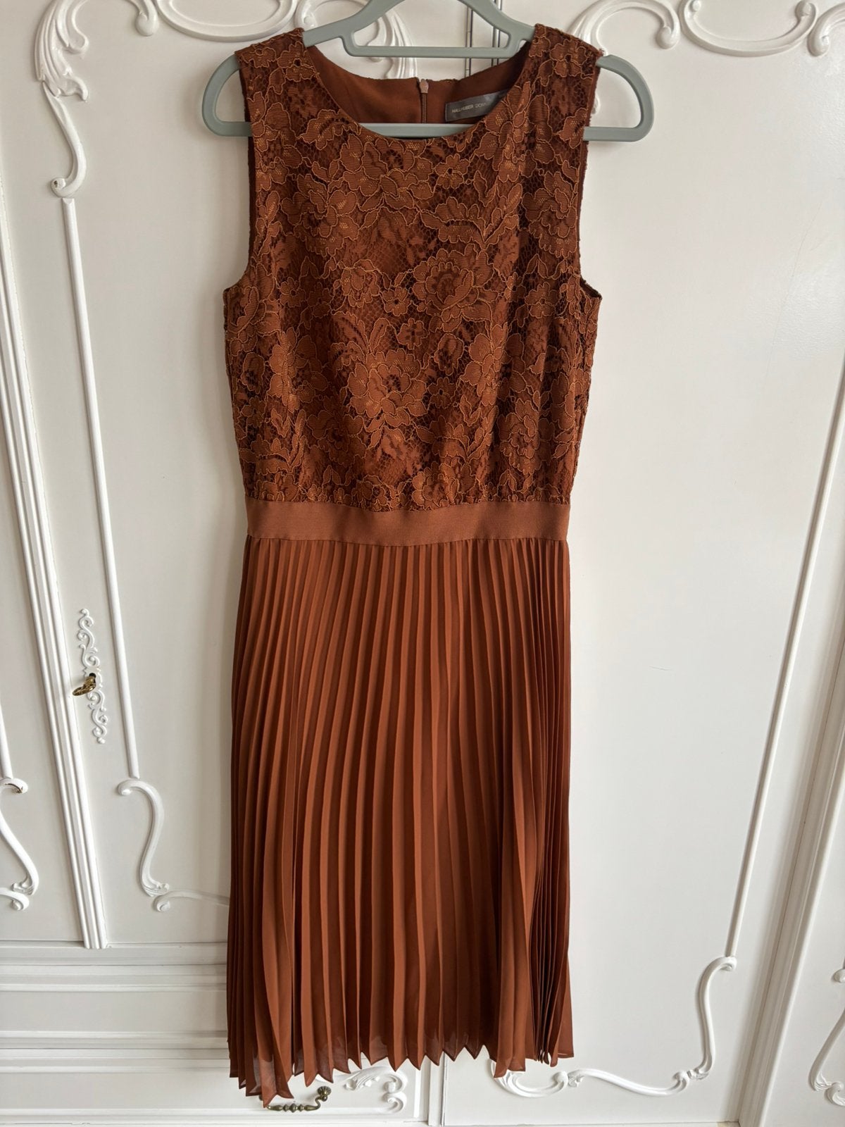 Nieuw maxi jurk Hallhuber maat 38, Maat 38/40 (M), Bruin, Nieuw, Ophalen of Verzenden