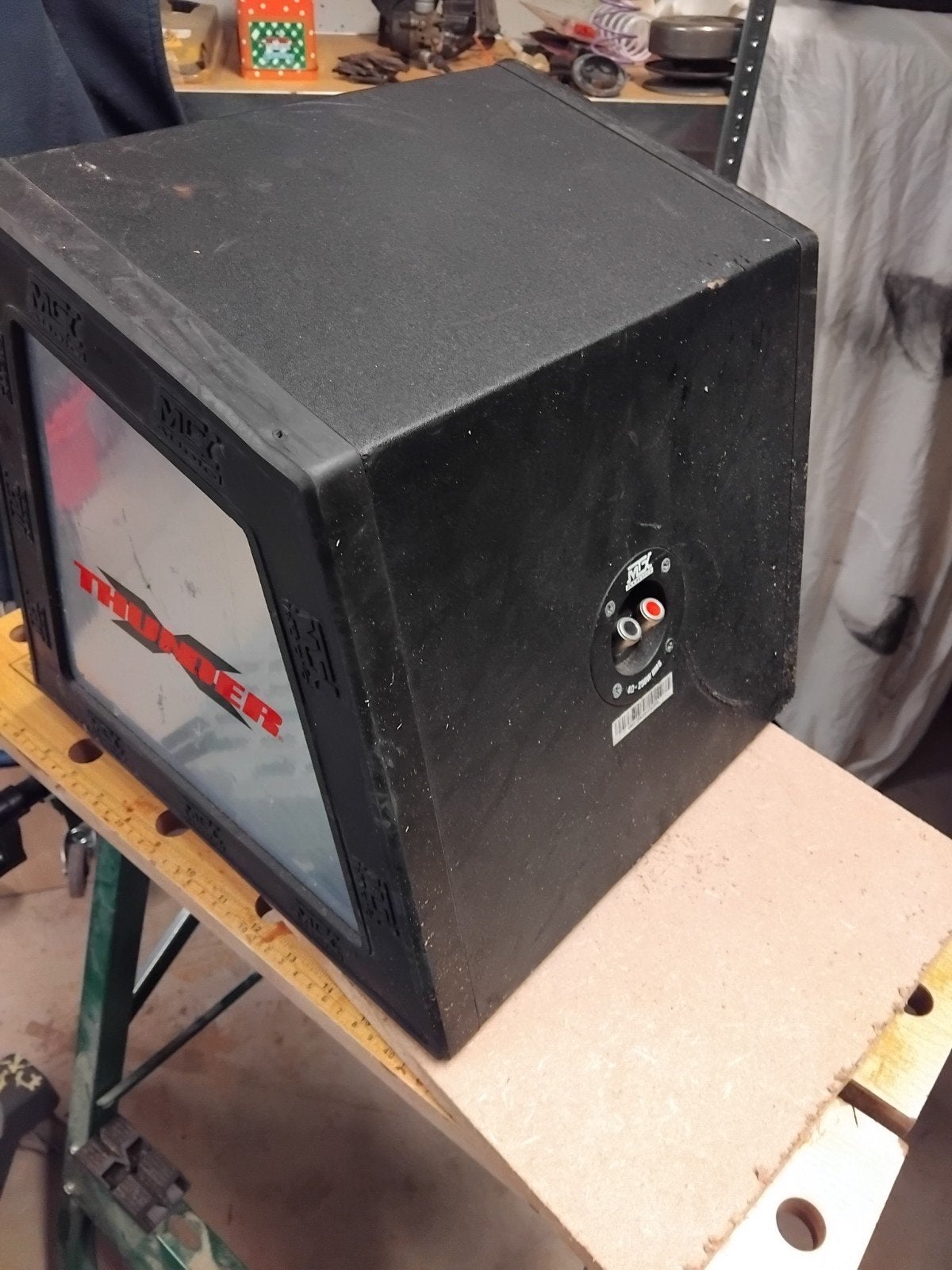 MTX Thunder Subwoofer Behuizing (leeg), Ophalen of Verzenden, Gebruikt