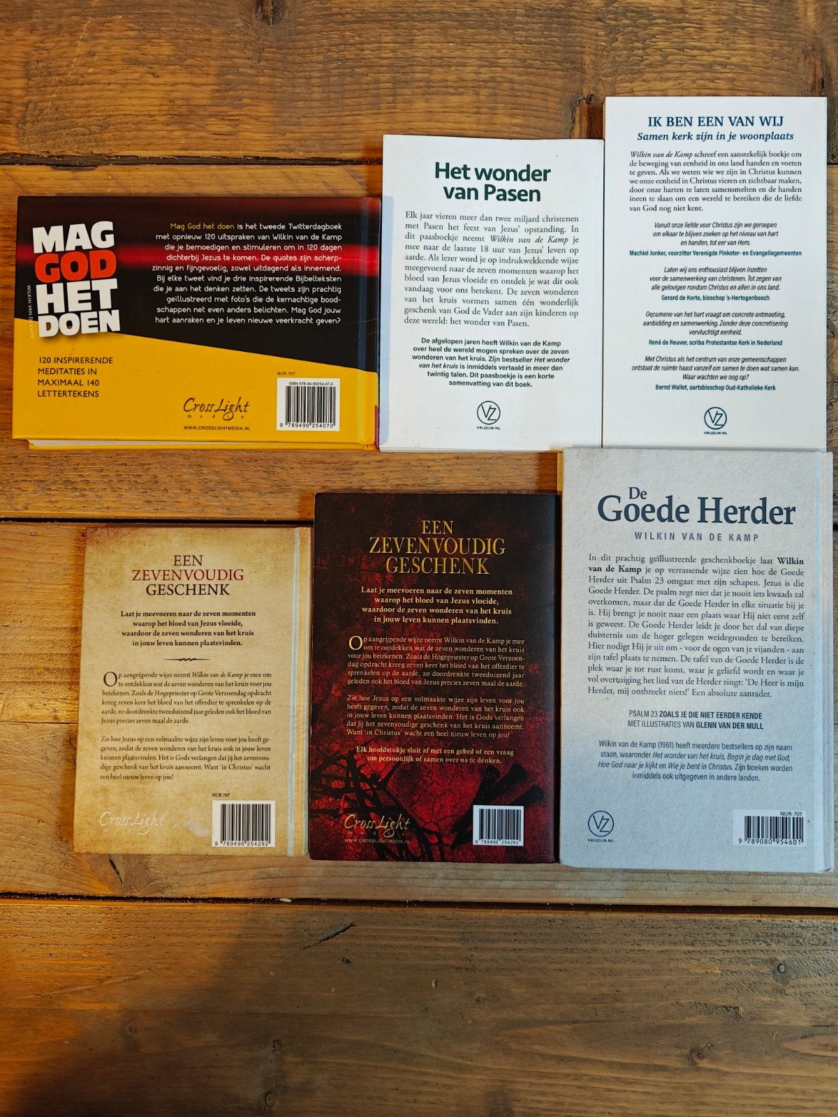 6 Boeken van Wilkin van der Kamp., Ophalen of Verzenden, Zo goed als nieuw