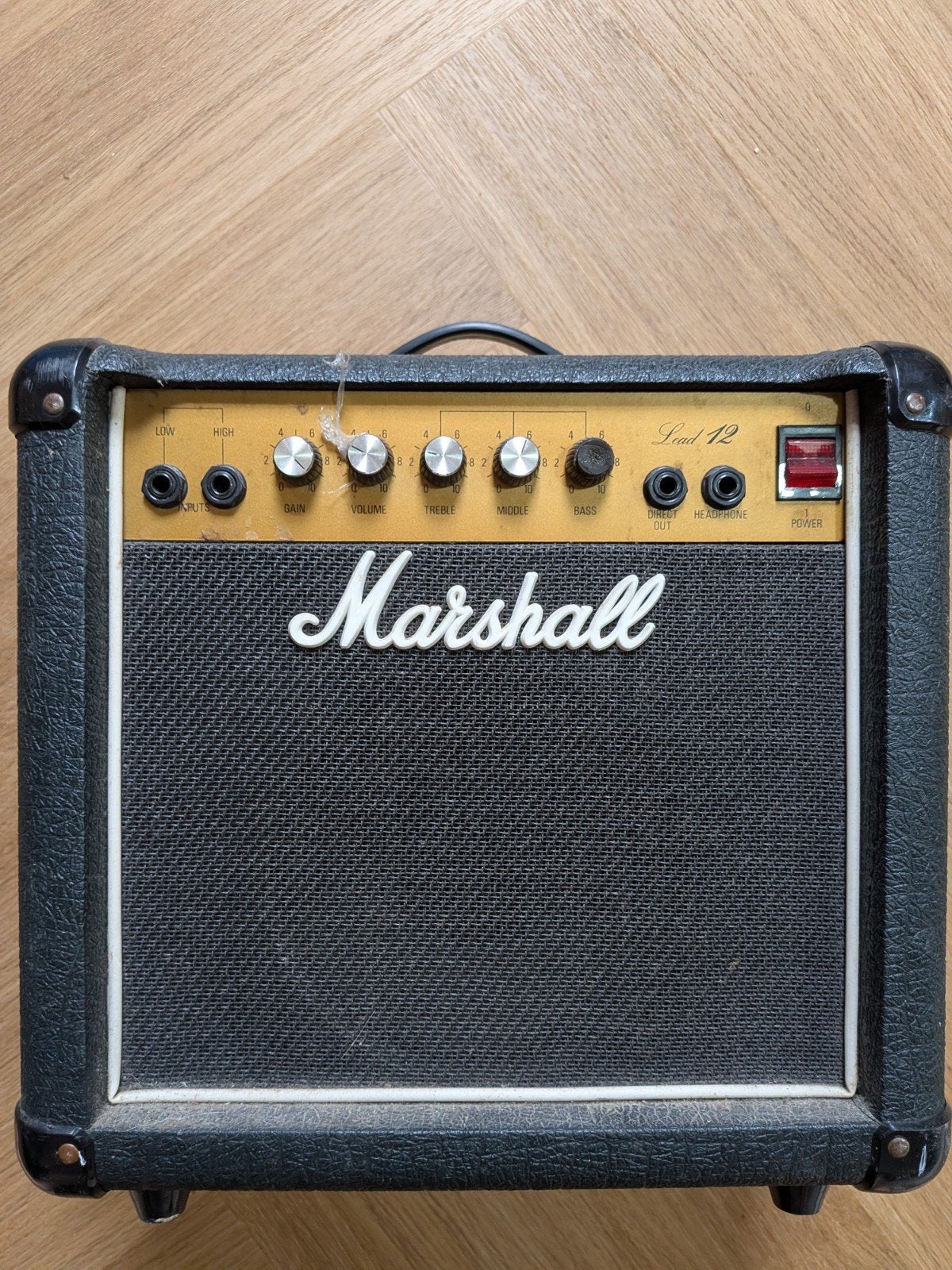 Marshall Lead 12 (5005) gitaarversterker, Ophalen of Verzenden, Gebruikt, Gitaar, Minder dan 50 watt