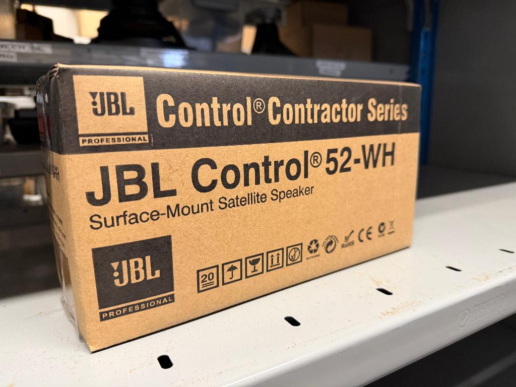 2 x JBL Control52 (white) speaker, Ophalen, Nieuw, Minder dan 60 watt, JBL