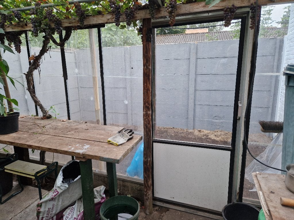 onderdelen voor tuinbouw kasje, Ophalen, Gebruikt