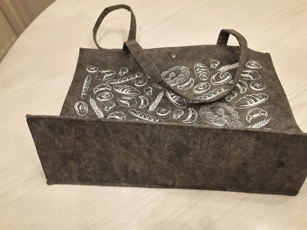 Te koop vilten boodschappentas, Ophalen of Verzenden, Zo goed als nieuw