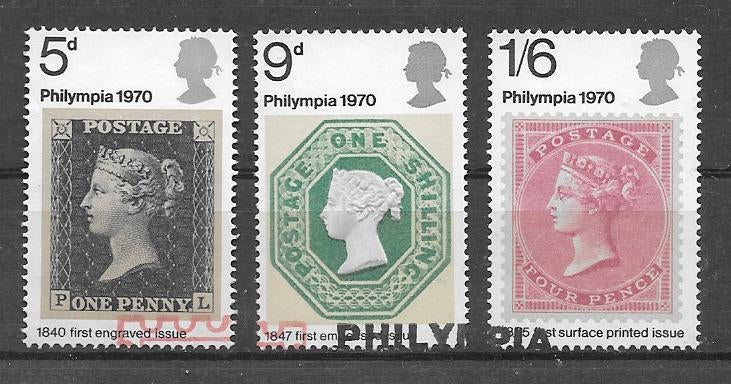 UK 1970  Philympia, Verzenden, Gestempeld