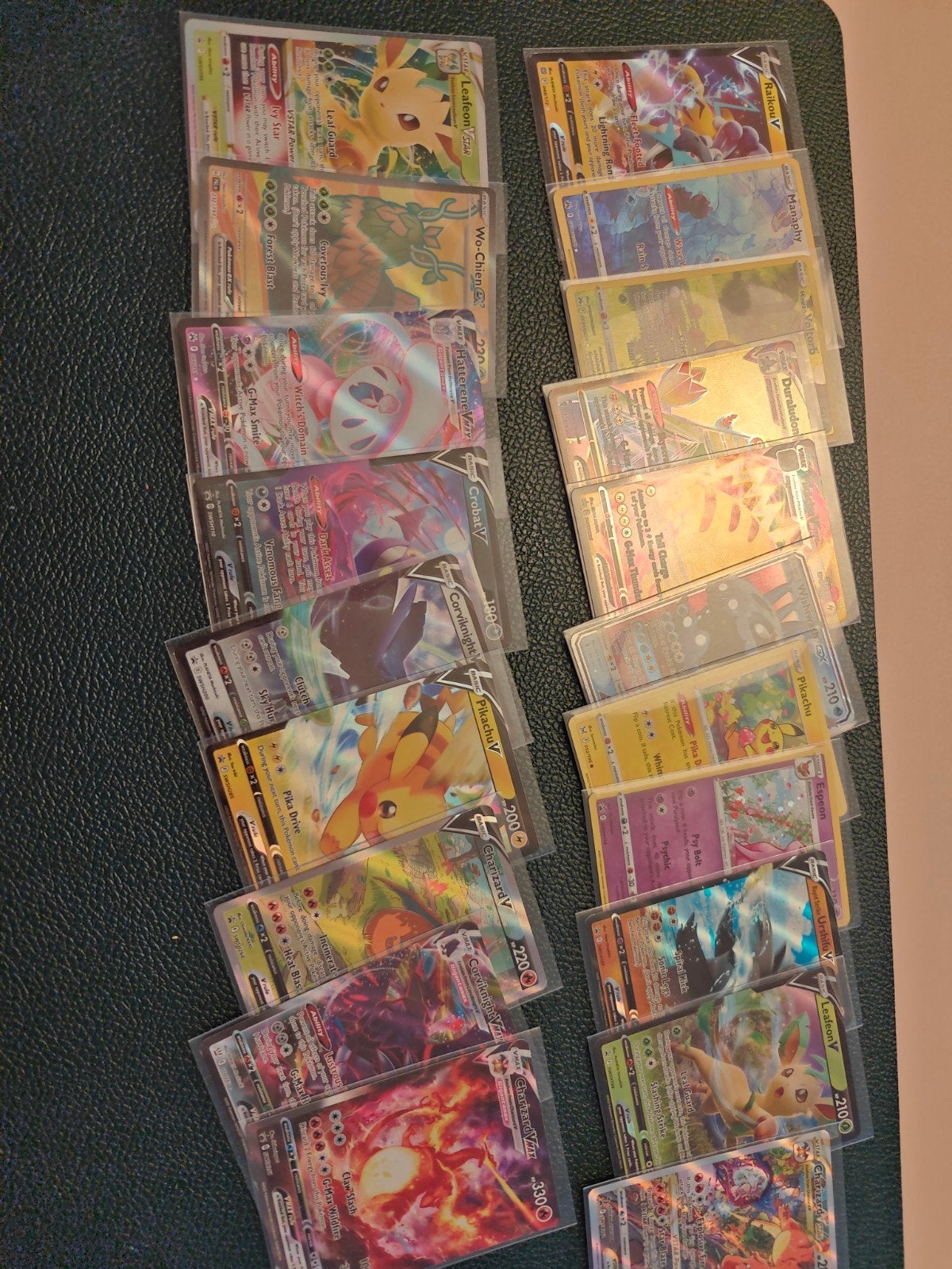 Pokémon kaarten selectie, Ophalen of Verzenden, Zo goed als nieuw, Meerdere kaarten, Foil