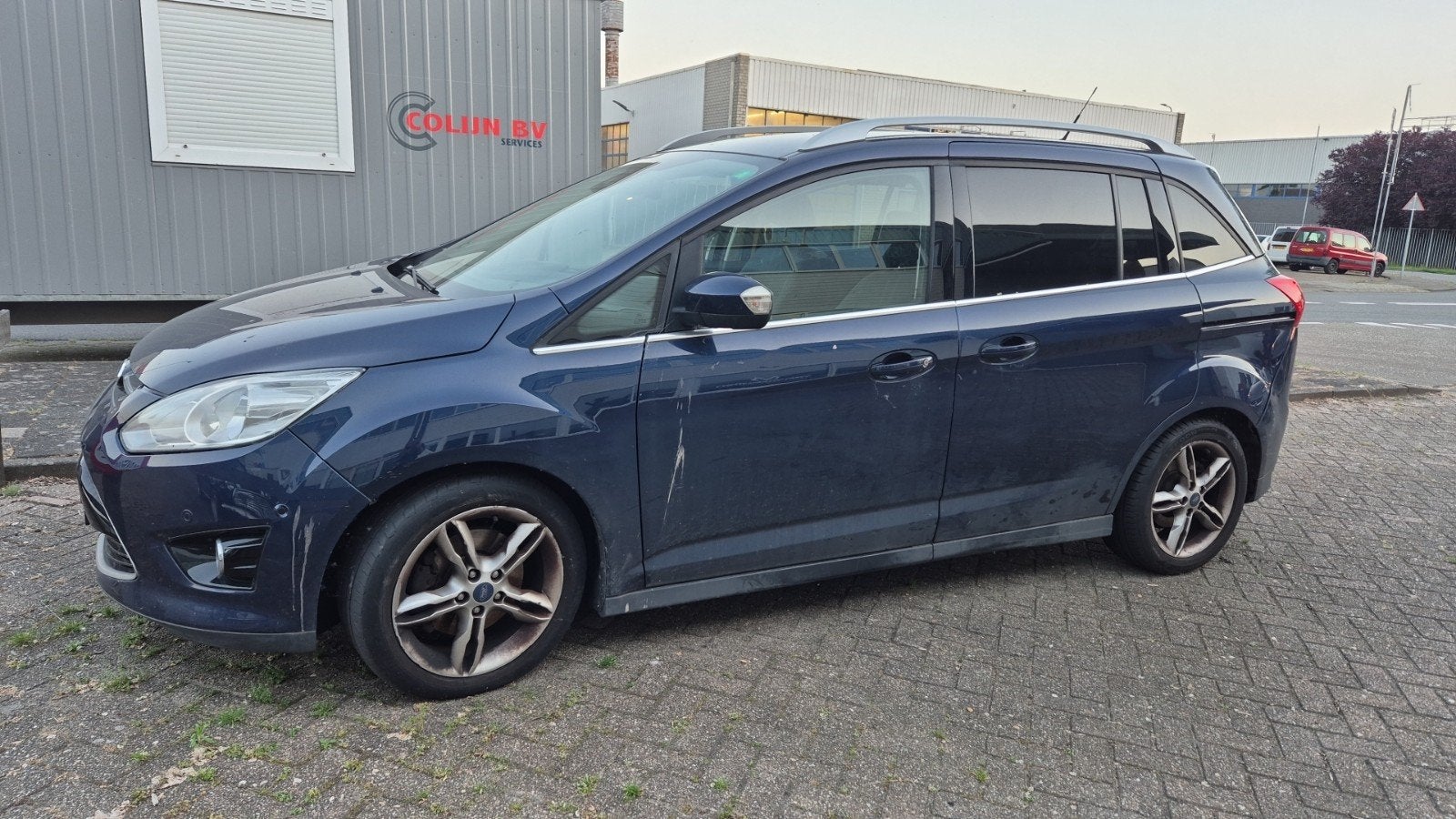 Ford Grand C-Max 1.0 92KW Ecoboost 2013 Blauw - Rijdt niet!, Ophalen