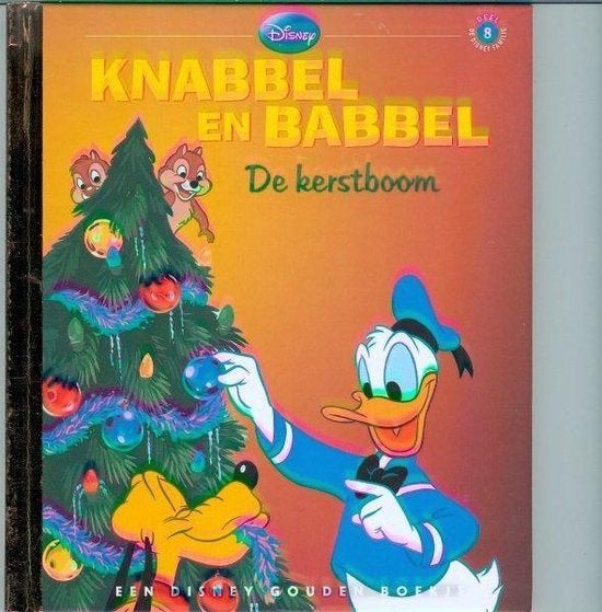 Disney gouden boekje: Knabbel en Babbel: De kerstboom, Verzamelen, Disney, Ophalen of Verzenden, Overige figuren, Zo goed als nieuw