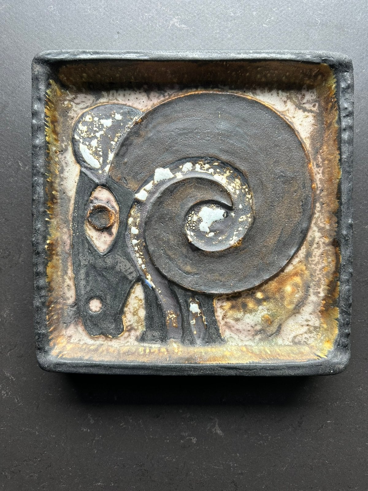 Grote plaquette muurtegel van schäffenacker, Ophalen of Verzenden
