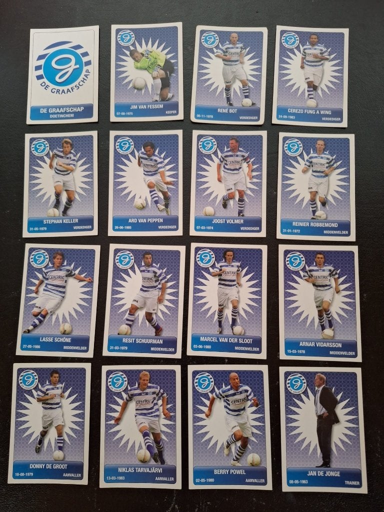 Complete set kaarten De Graafschap 2007-08, Ophalen of Verzenden, Buitenlandse clubs, Poster, Plaatje of Sticker