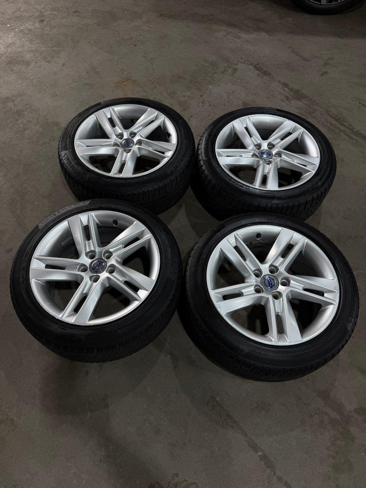 Volvo velgen 17” winterset, Auto-onderdelen, Ophalen, Gebruikt, 16 inch, 205 mm