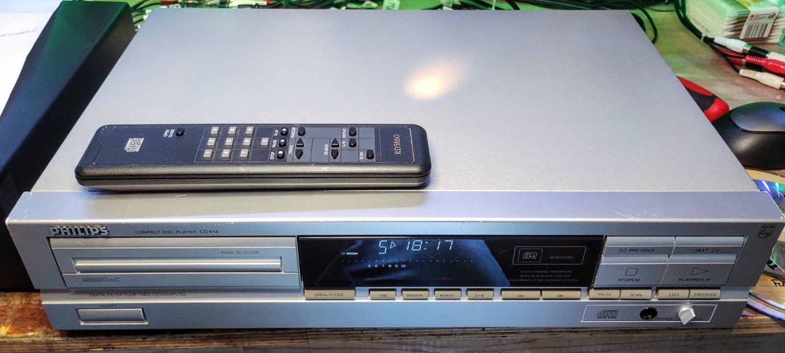 Philips CD 614 /00S + A.B., Ophalen, Philips