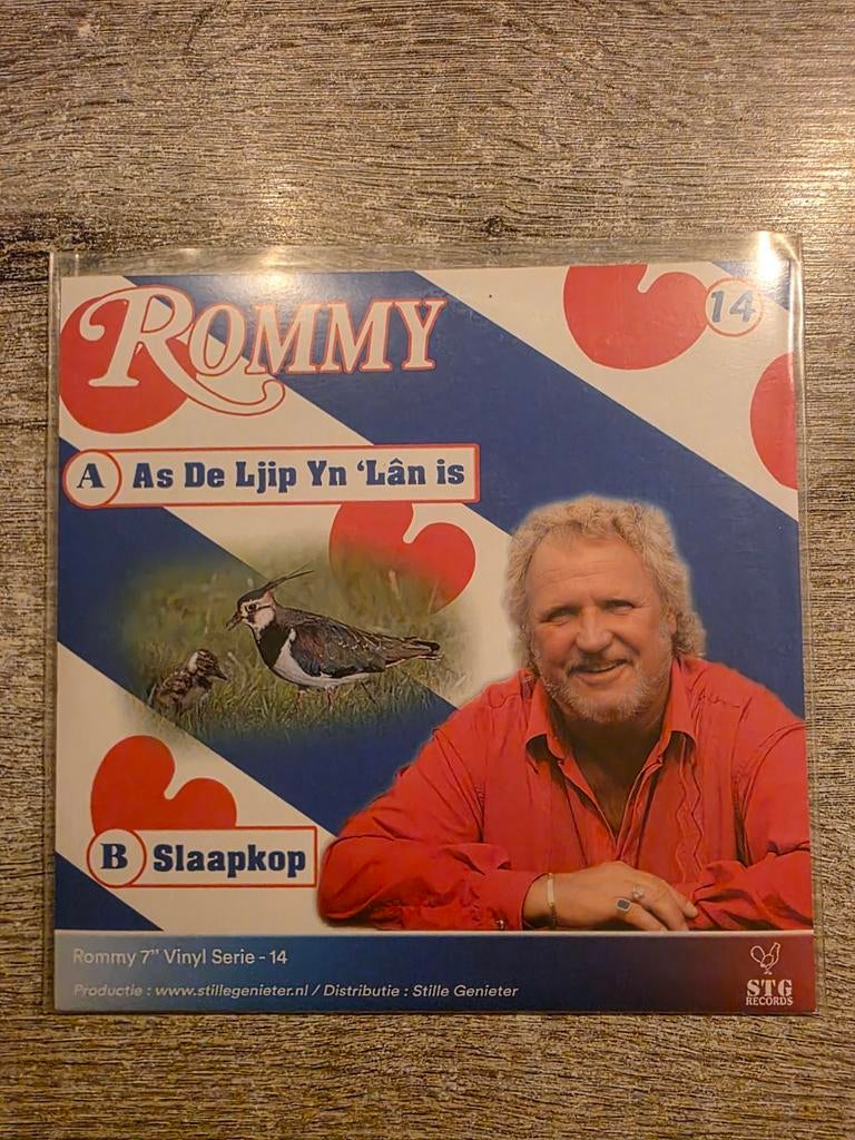 7″ – Rommy – As De Ljip Yn 'Lân is / Slaapkop – Deel 14, Ophalen of Verzenden, 7 inch, Levenslied of Smartlap