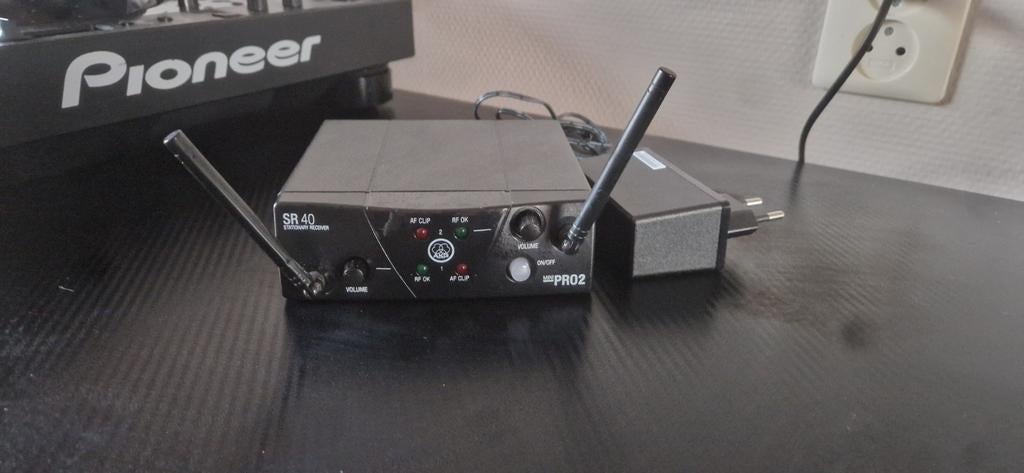 AKG receiver microfoon, Ophalen, Gebruikt