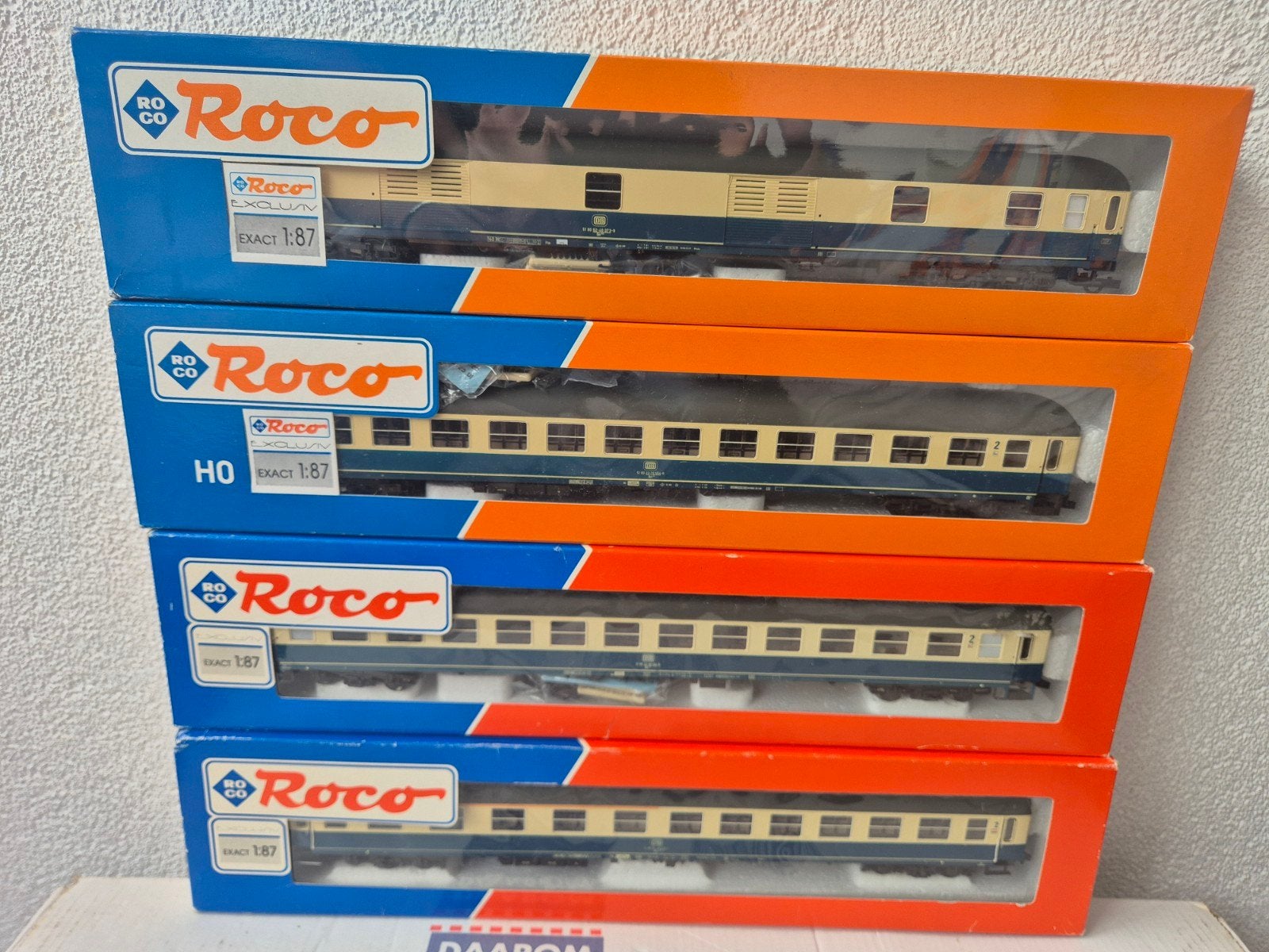 Roco H0 DB rijtuigen stam tijdperk IV, Gebruikt, Gelijkstroom, Wagon, Ophalen of Verzenden