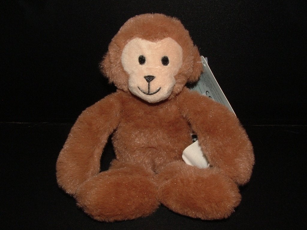 HEMA AAP PLUCHE WOLLIG BRUIN MET VELOURS HUIDSKLEUR, Verzenden, Nieuw, Overige typen
