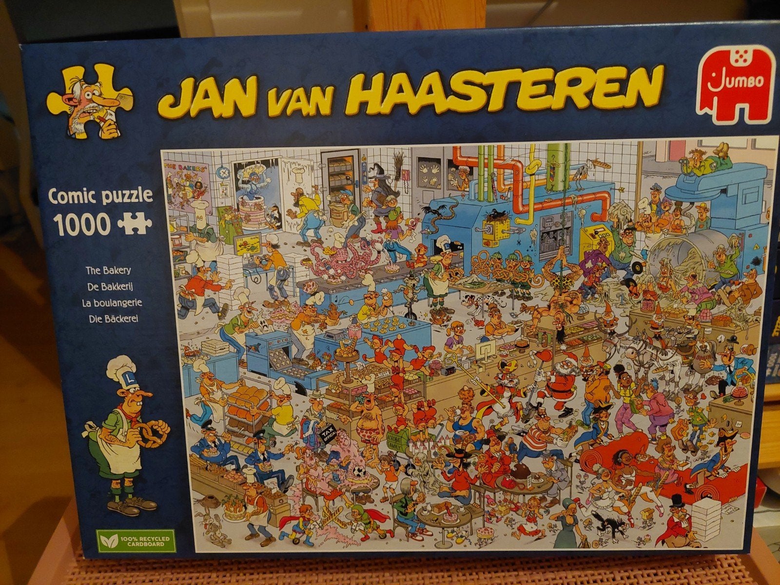 Jan van Haasteren De Bakkerij 1000 stukjes, Hobby en Vrije tijd, Denksport en Puzzels, Ophalen, 500 t/m 1500 stukjes, Zo goed als nieuw