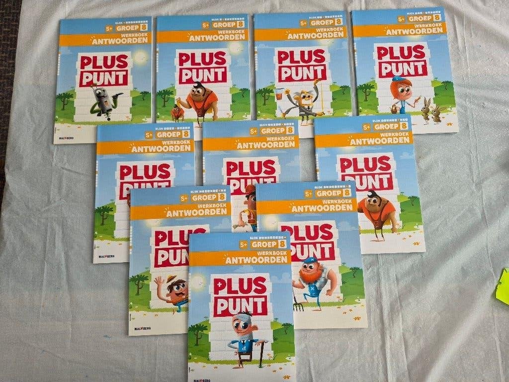 Pluspunt-Groep 8-Antwoordenboek 8S Blok 1 t/m 10 voor €40,-, Boeken, Ophalen of Verzenden, Nieuw, Overige niveaus, Overige vakken
