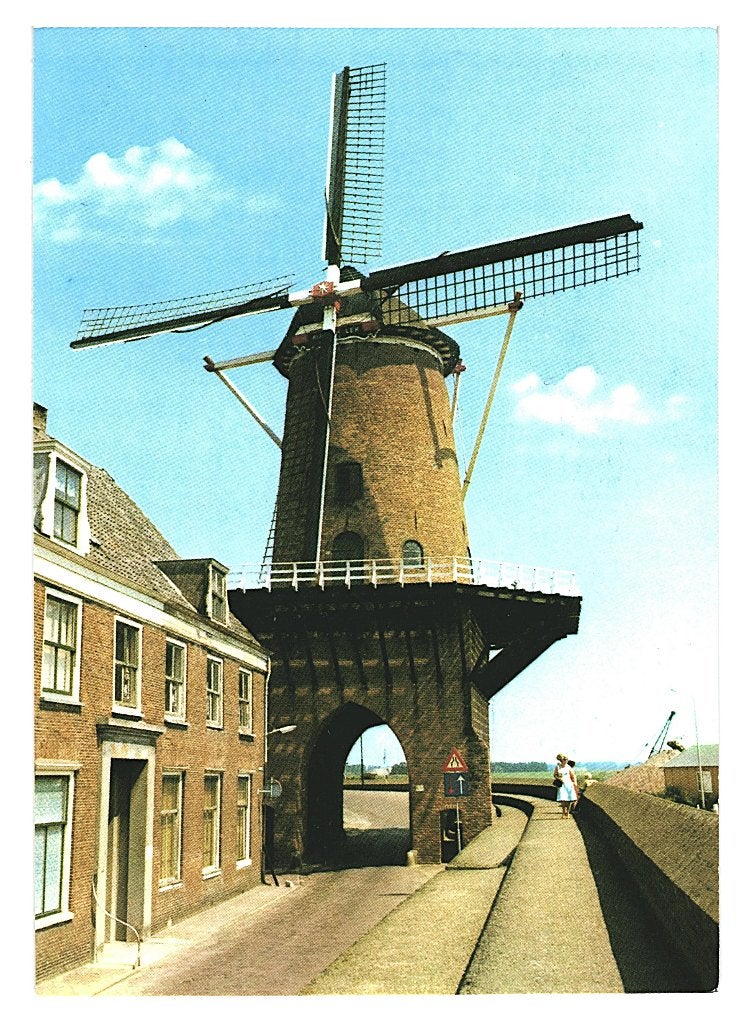 37834 Wijk bij Duurstede 783 utr Molen Nette oude kaart, Ophalen of Verzenden, 1980 tot heden, Ongelopen, Utrecht