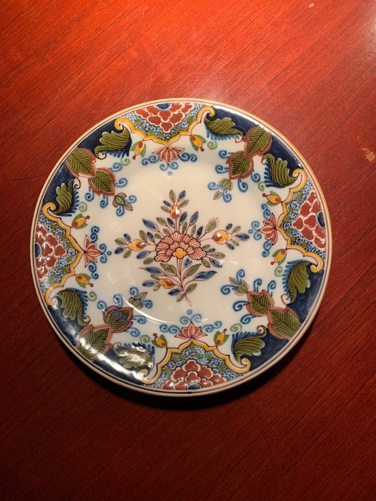 Makkumer aardewerk borden, Meerkleurig, Ophalen of Verzenden, Zo goed als nieuw, Wandbord of Wandpaneel