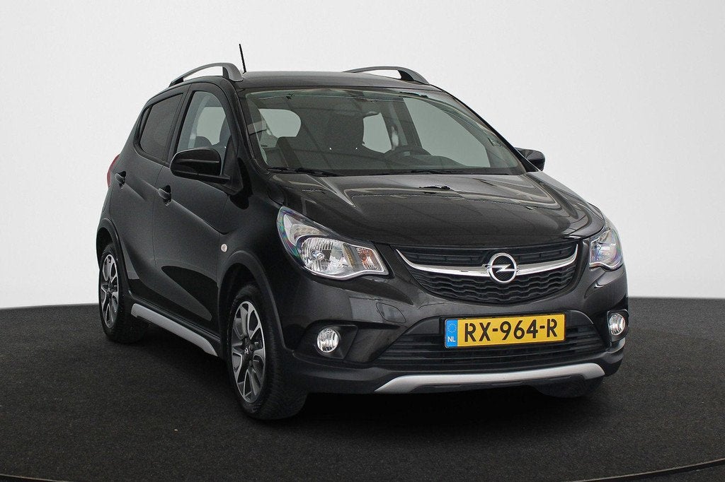 Opel KARL 1.0 Rocks Online Edition Automaat Carplay Cruise c, Stof, Gebruikt, Zwart, Origineel Nederlands