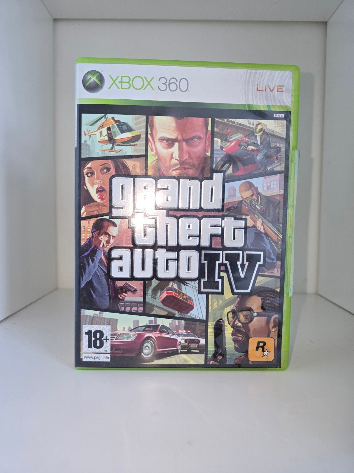 Grand Theft Auto IV (GTA 4) Xbox 360 - Inclusief handleiding, Avontuur en Actie, Online, Vanaf 18 jaar, 1 speler