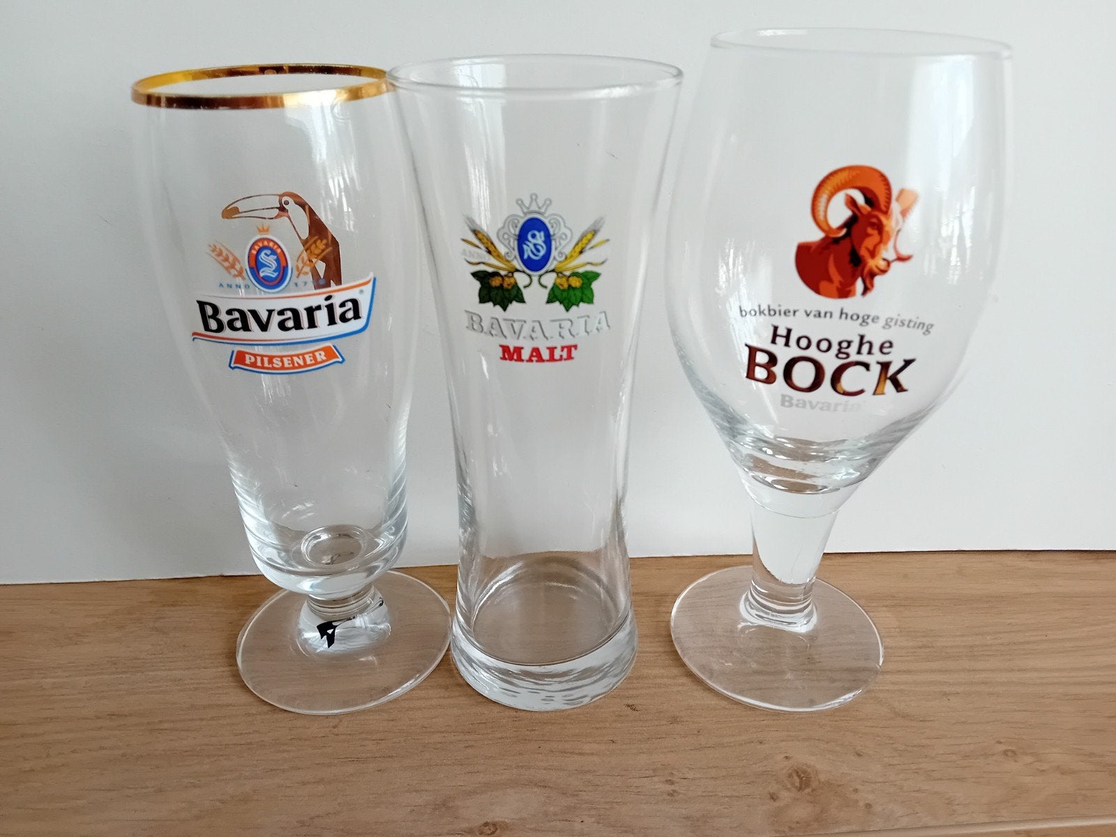 21 x Bavaria glazen, Ophalen of Verzenden, Zo goed als nieuw, Glas of Glazen, Bavaria