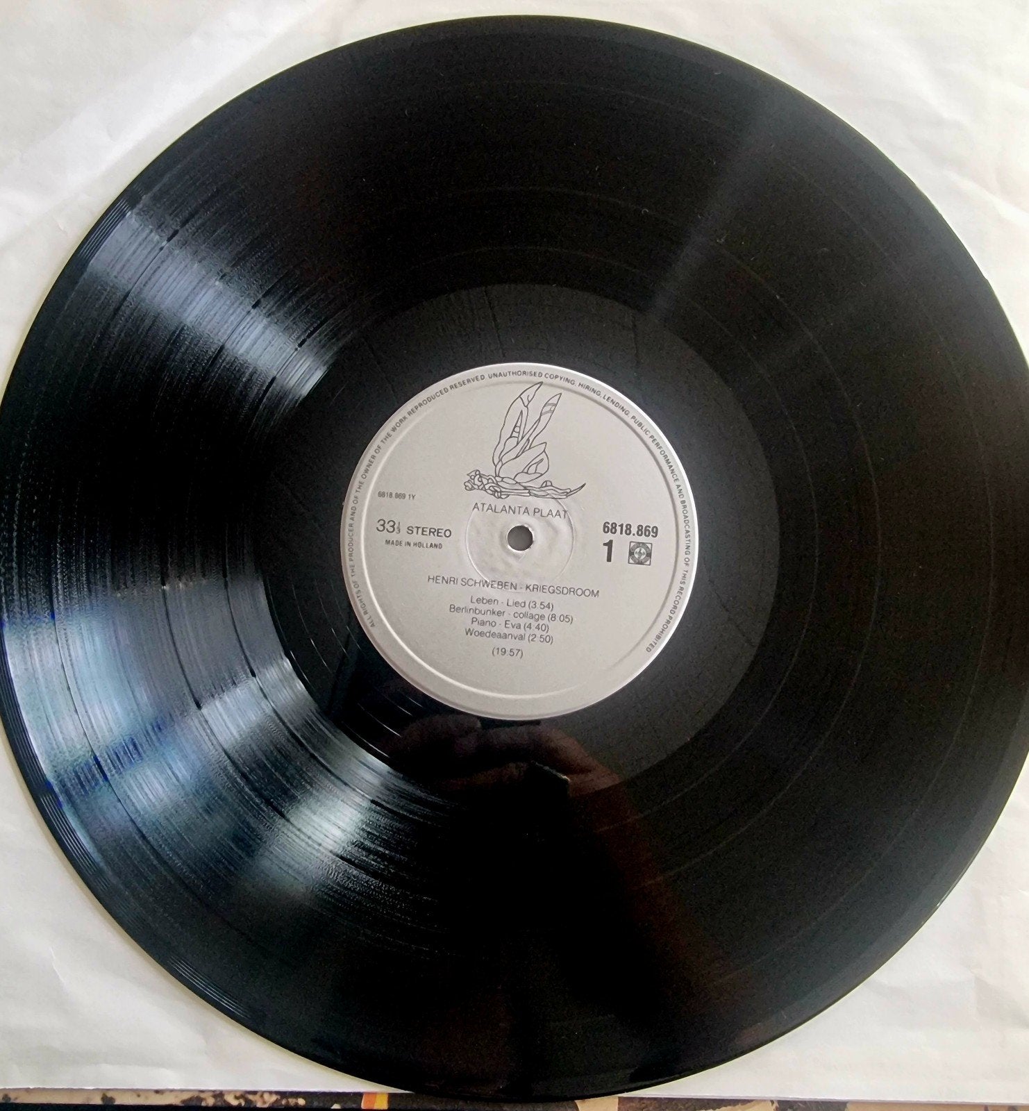 Henri Schipper - Kriegsdroom LP (1978) Zeldzaam obscuur., LP, Gebruikt, Verzenden, Overige genres