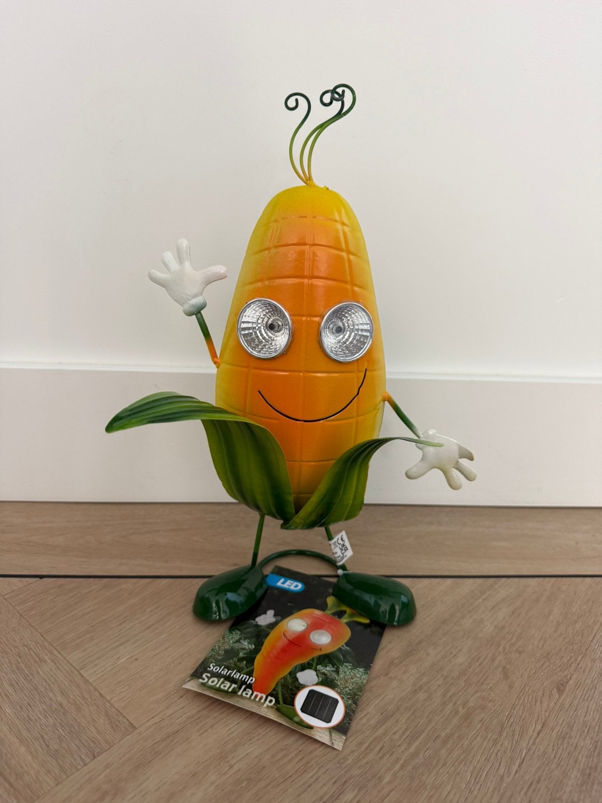 Te koop: Maïs solar lamp voor in de tuin., Tuin en Terras, Buitenverlichting, Zonne-energie, Minder dan 50 watt, Staande lamp