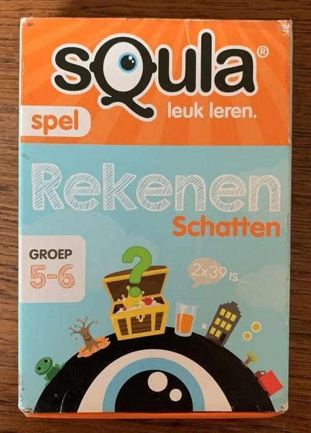 Squla spel, rekenen schatten, groep 5-6, Ophalen of Verzenden, Zo goed als nieuw, Rekenen