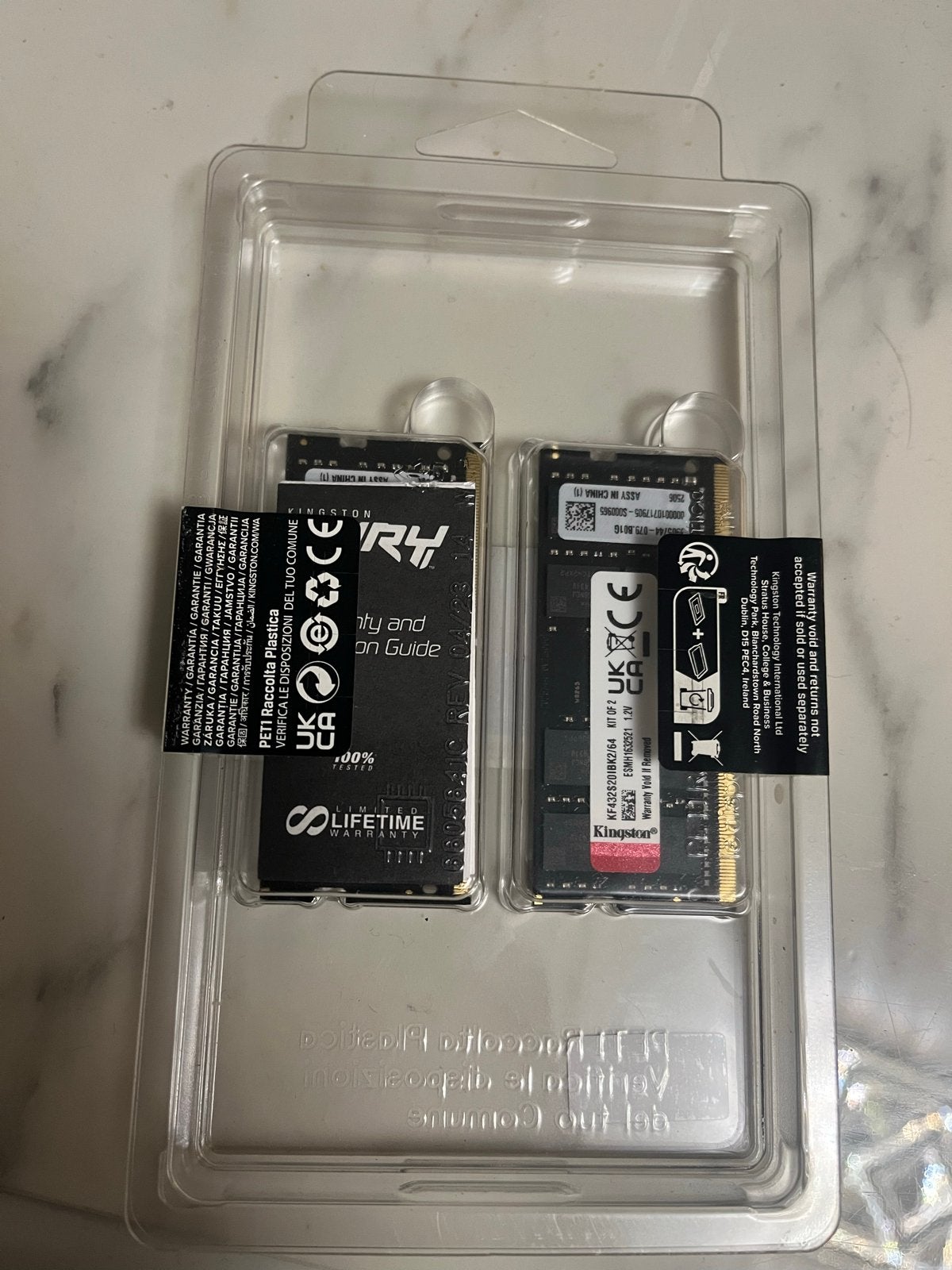Kingston FURY Impact 64GB 2x32GB DDR4 3200MHz RAM ONGEOPEND, Computers en Software, DDR4, Nieuw, Ophalen of Verzenden, 64 GB