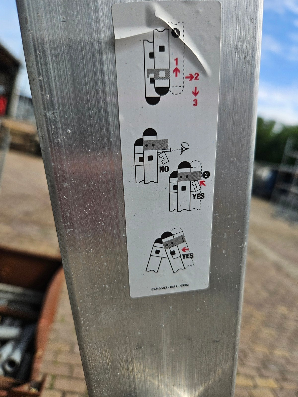 Altrex Pro Kibo 3x10 ladder - Afkeur, Ophalen, ., Altrex, Zo goed als nieuw